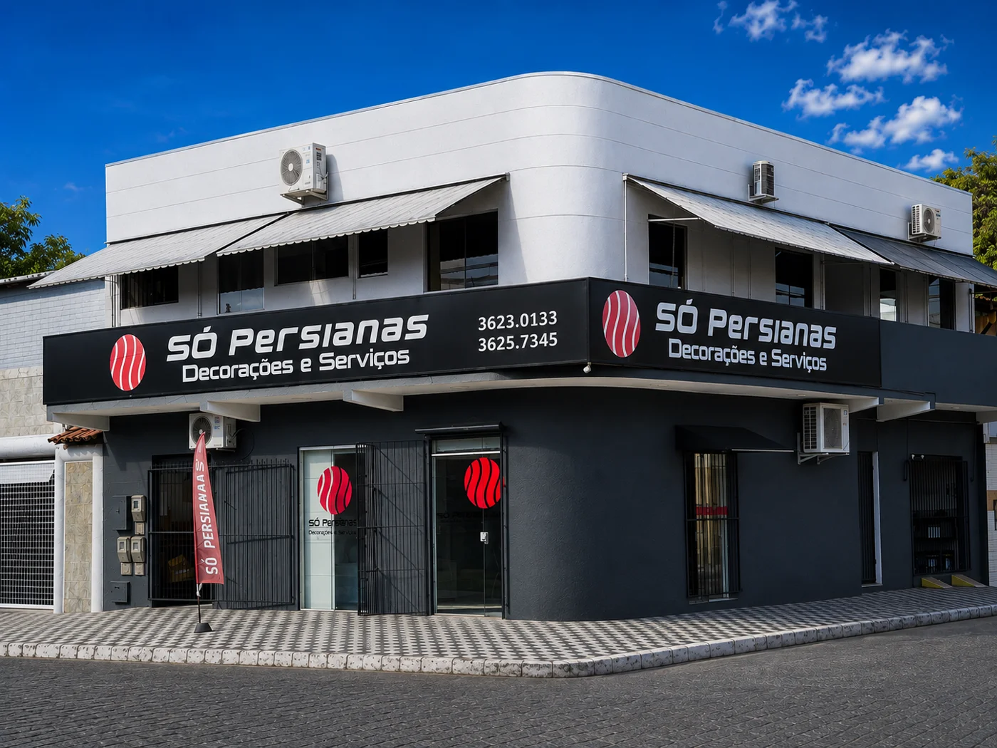 Fachada da loja Só Persianas Decorações e Serviços em Feira de Santana, BA